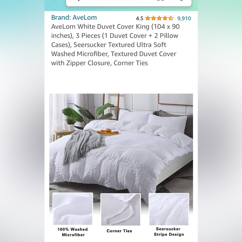King size duvet